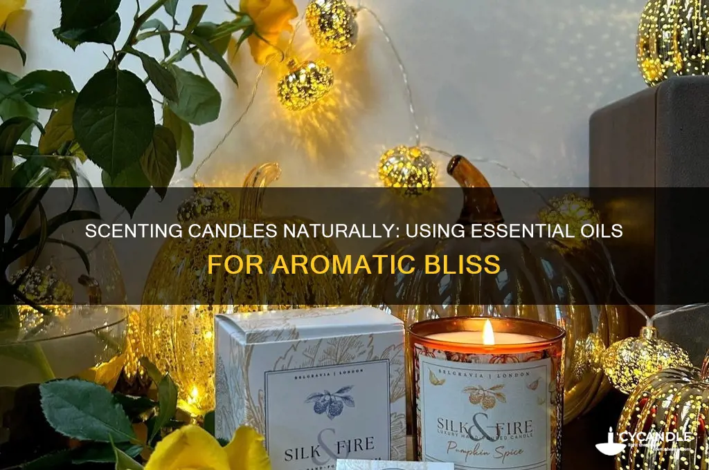 can you fragrance a candle with essential oils