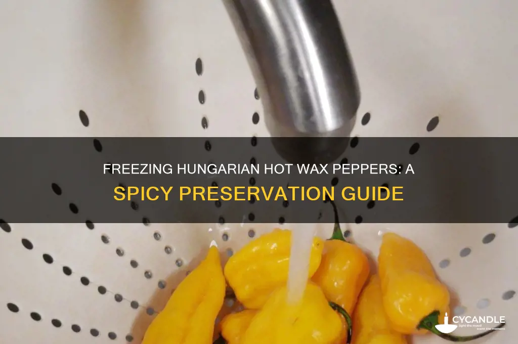 can you freeze hungarian hot wax peppers