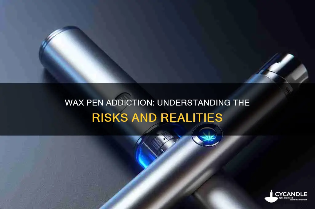 can you get addicted to wax pens