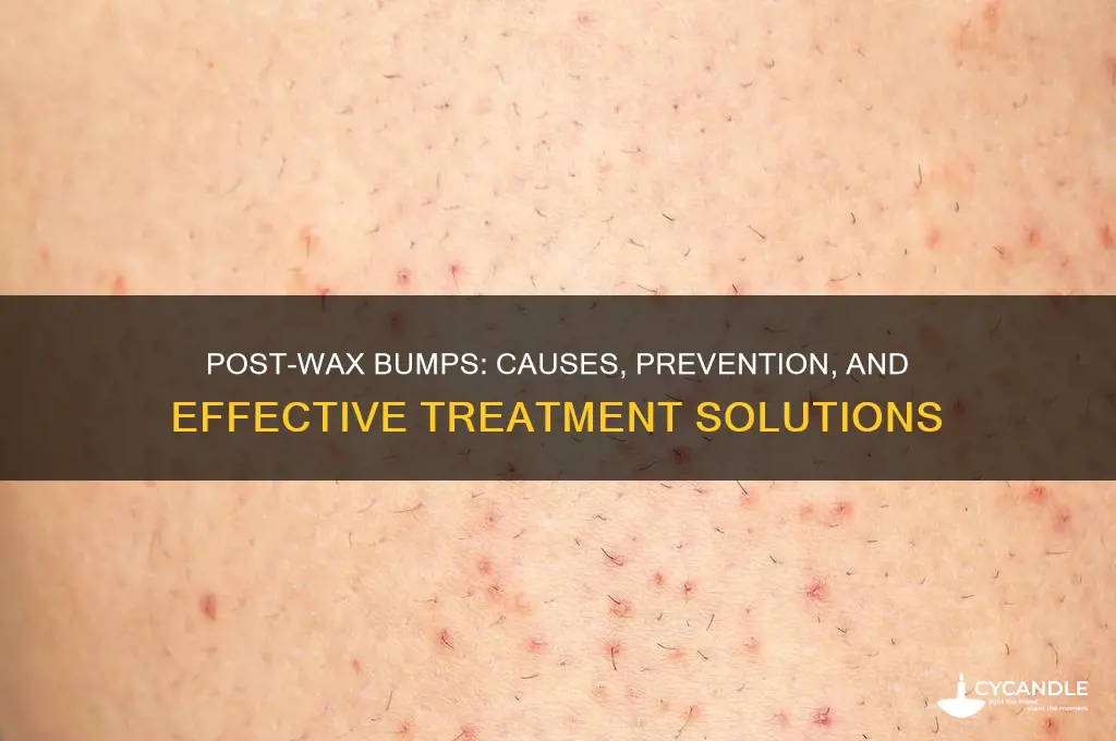 can you get bumps after waxing