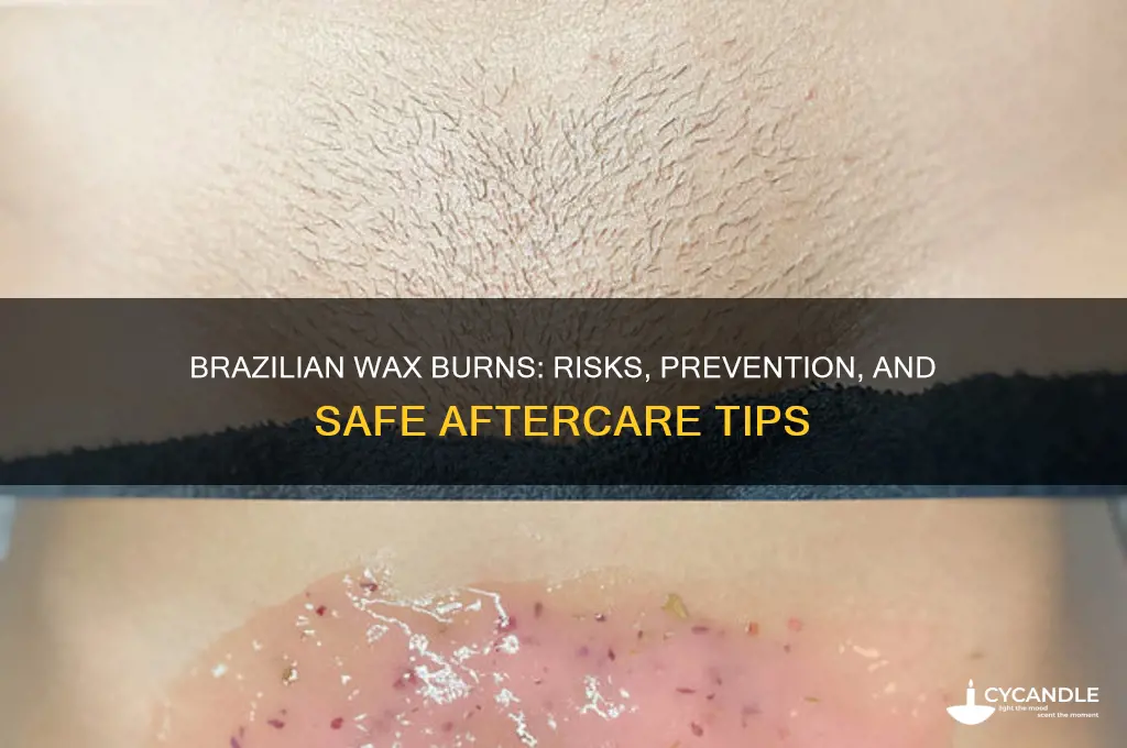 can you get burned from a brazilian wax