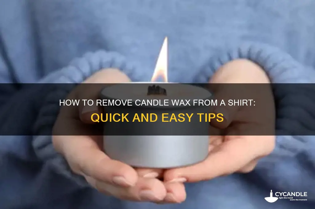 can you get candle wax off a shirt