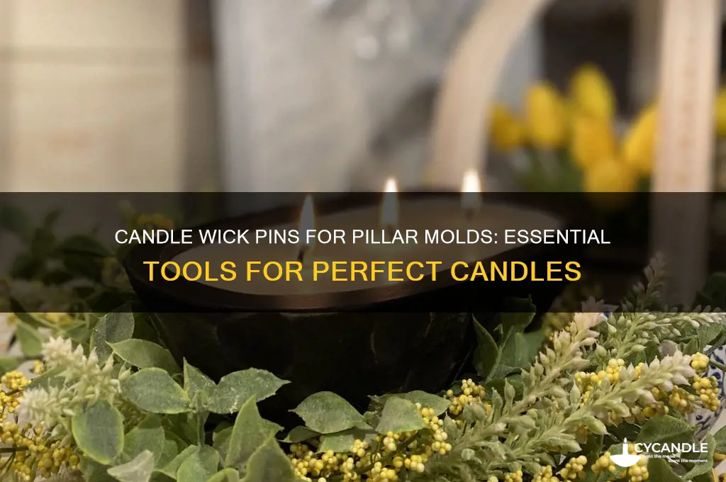 can you get candle wick pins for pillar molds