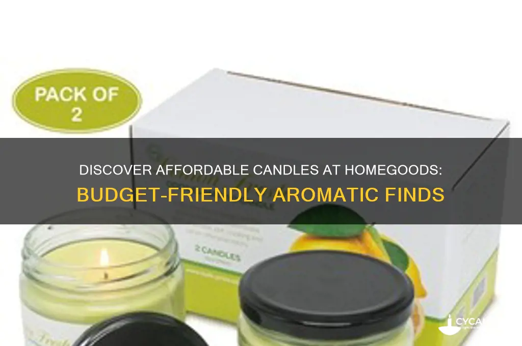 can you get cheap candles at home goods
