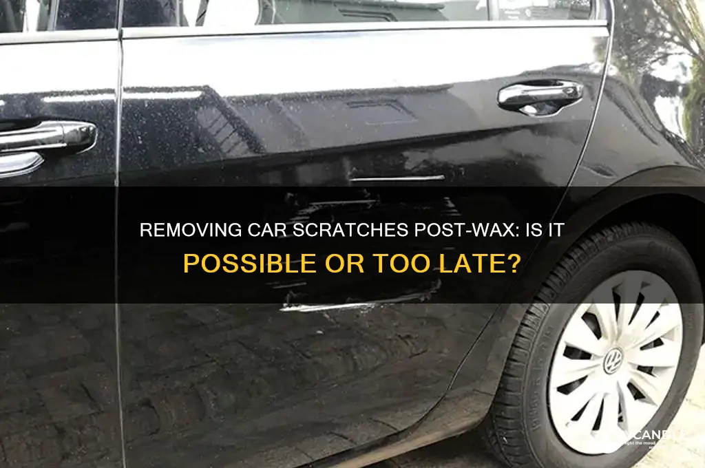 can you get scratches of out car after waxing it