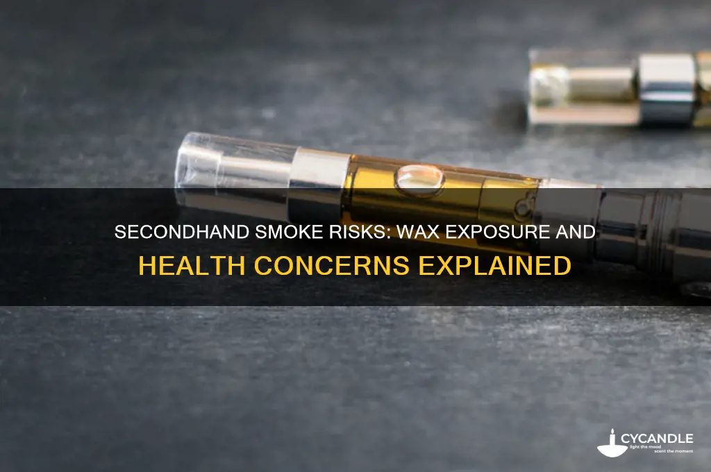 can you get second hand smoke from wax