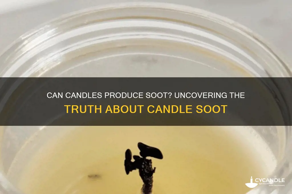 can you get soot from a candle