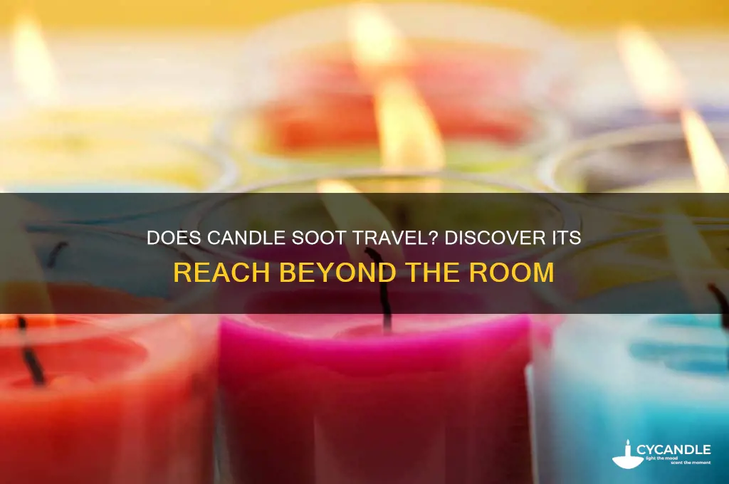 can you get soot from candles in other rooms