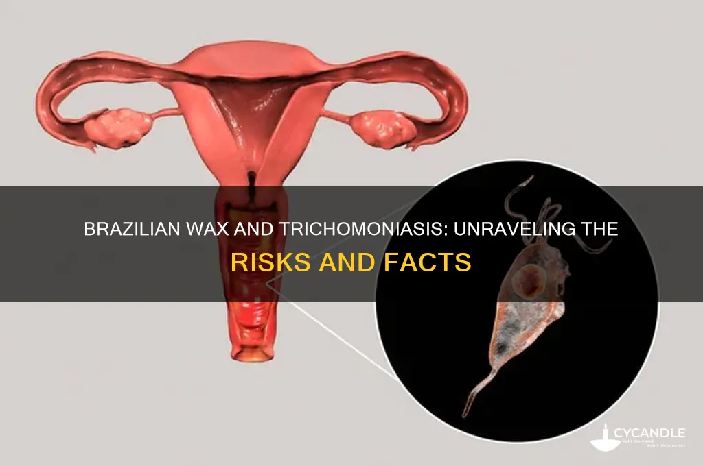 can you get trichomoniasis from brazilian wax