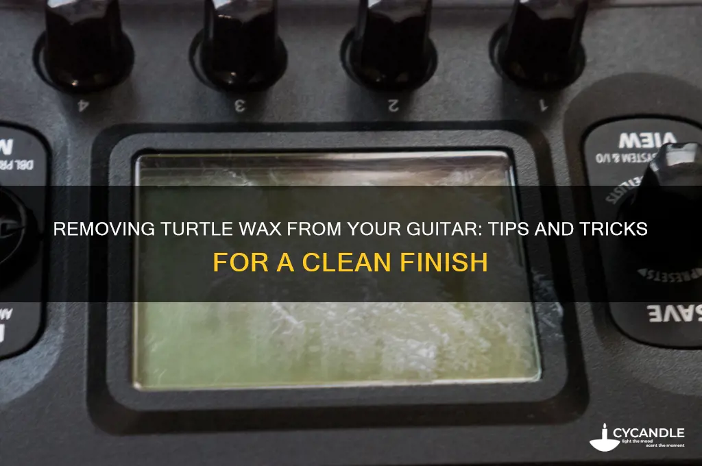 can you get turtle wax off a guitar
