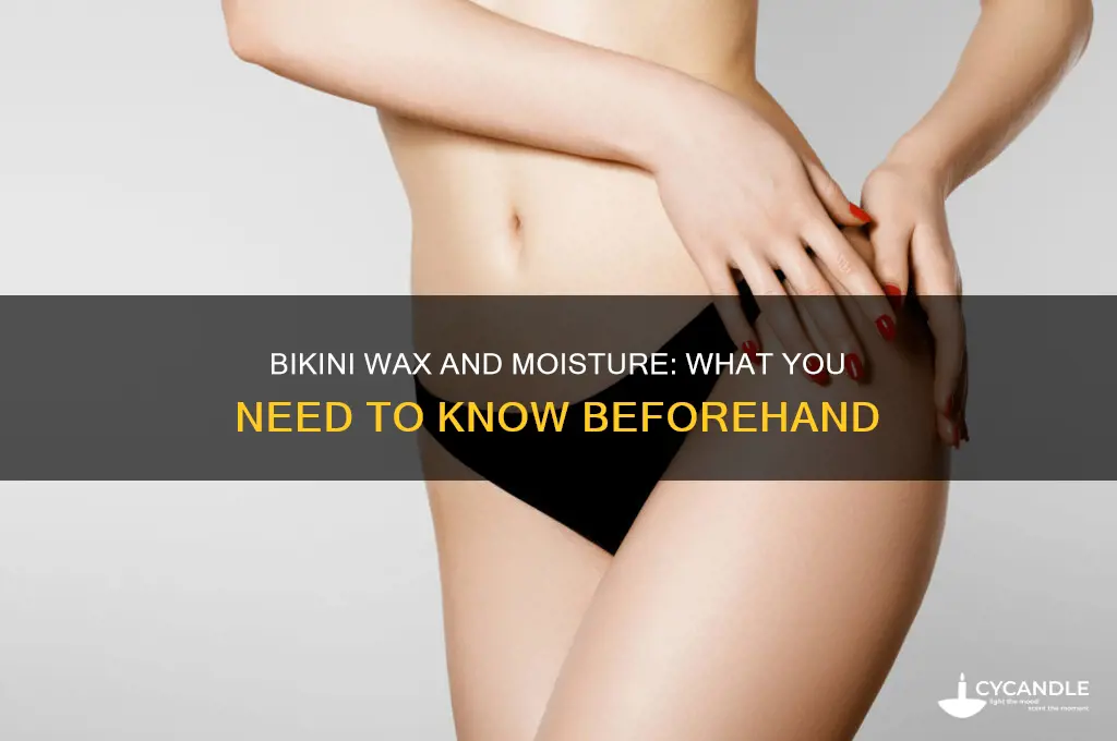 can you get wet during bikini wax