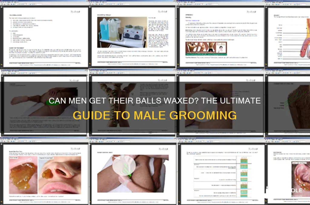 can you get your balls waxed