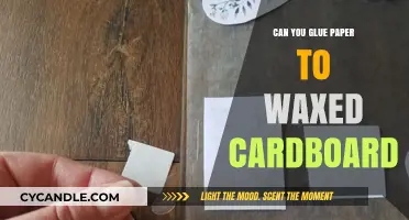 Gluing Paper to Waxed Cardboard: Tips, Tricks, and Best Practices