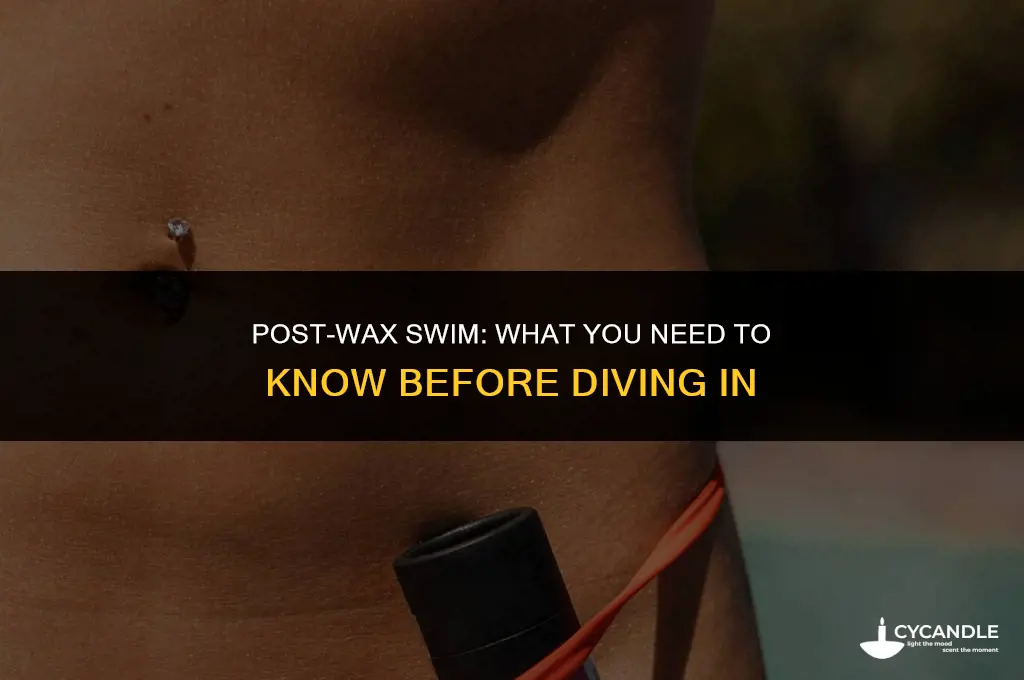 can you go swimming after a brazilian wax