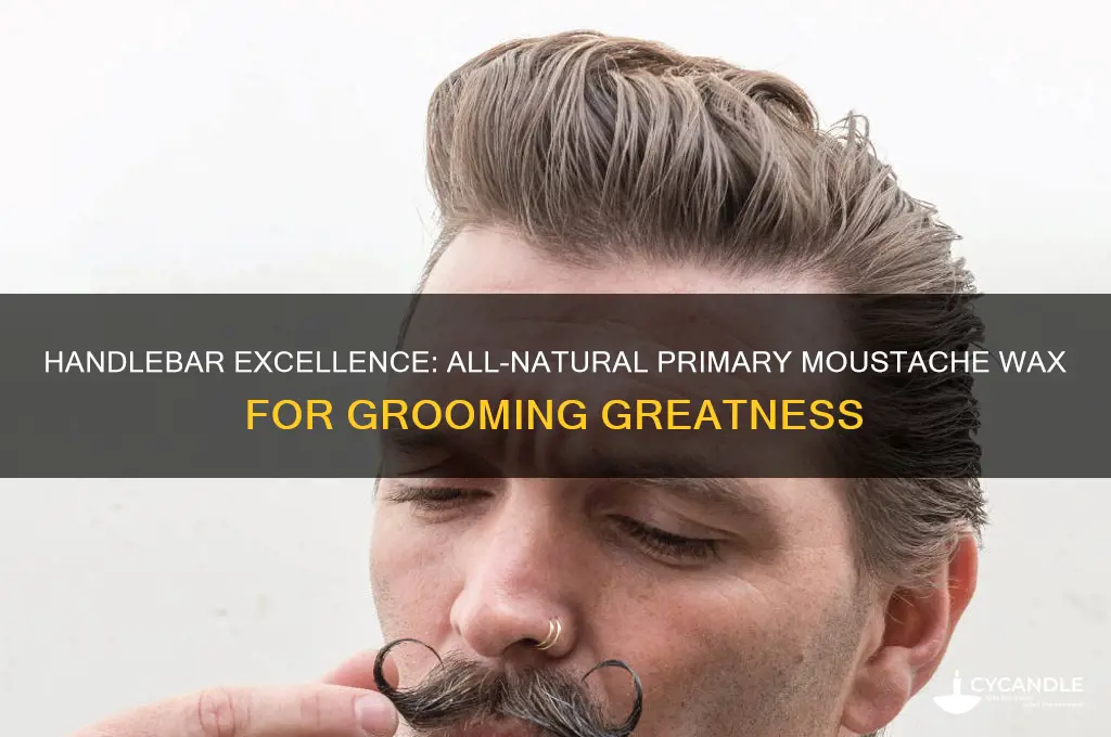 can you handlebar all natural primary moustache wax