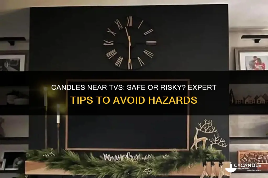 can you have a candle near a tv