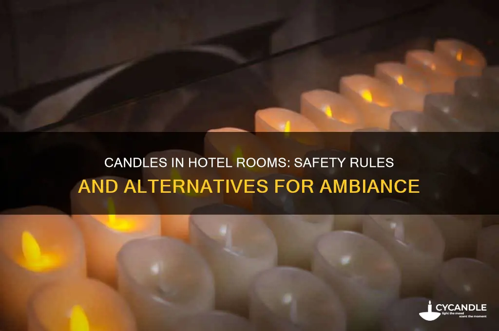 can you have candles in a hotel room