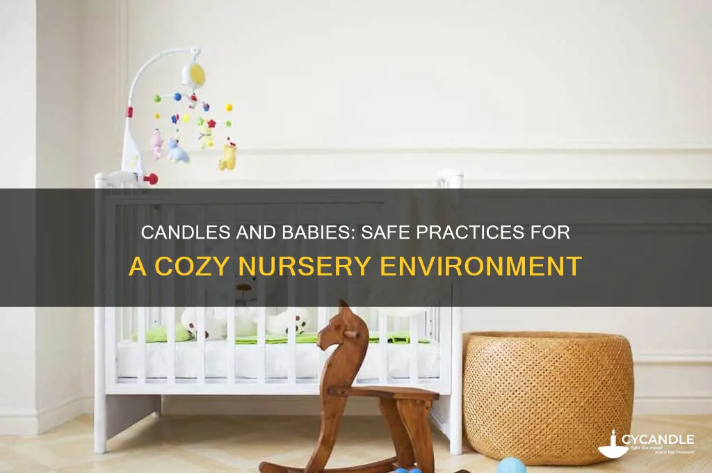 can you have candles lit around babies