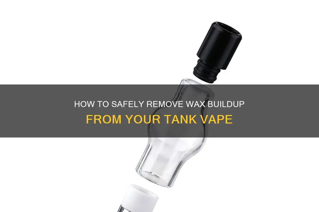 can you hit wax off a tank vape