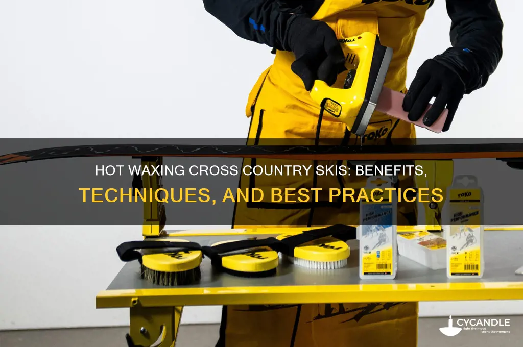 can you hot wax cross country skis