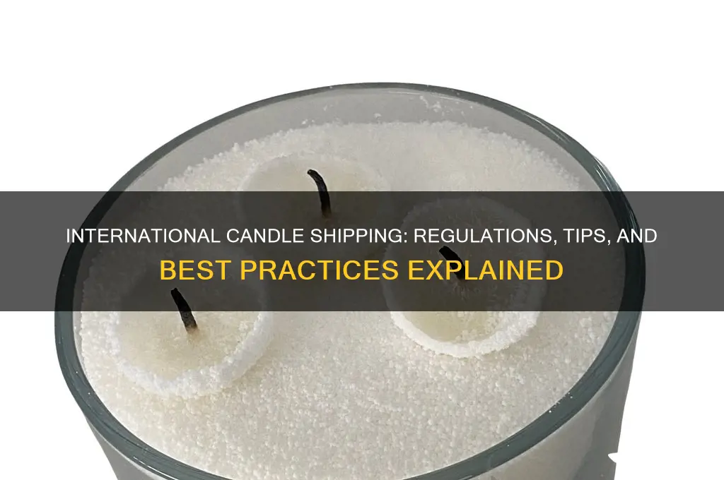 can you internationally ship a candle
