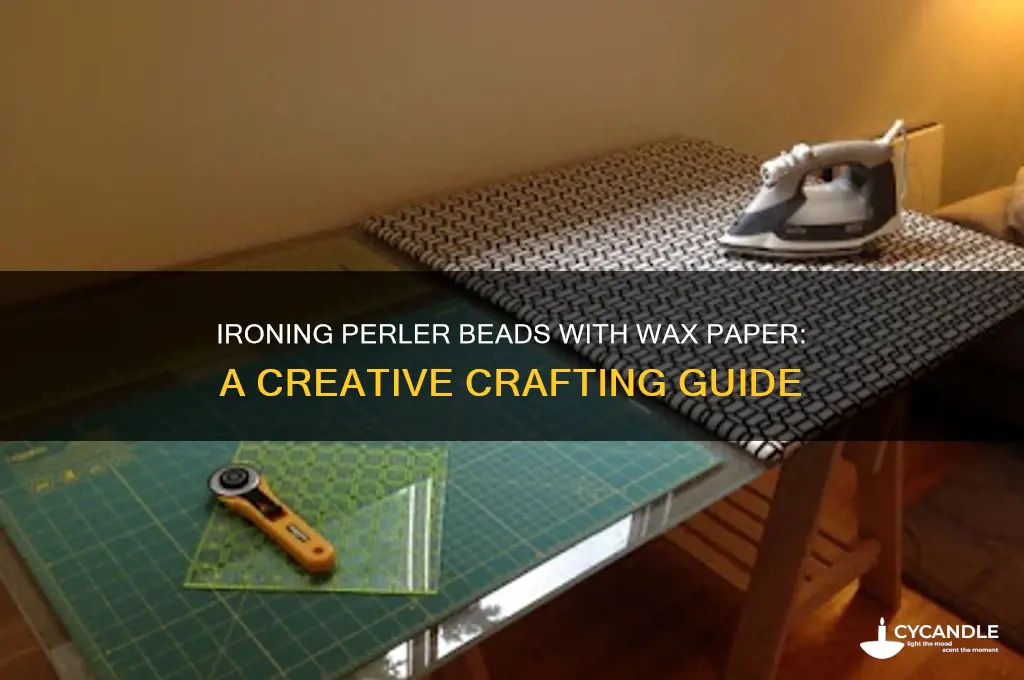 can you iron perler beads with wax paper