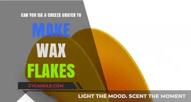 Creative Wax Flakes: Using a Cheese Grater for DIY Projects