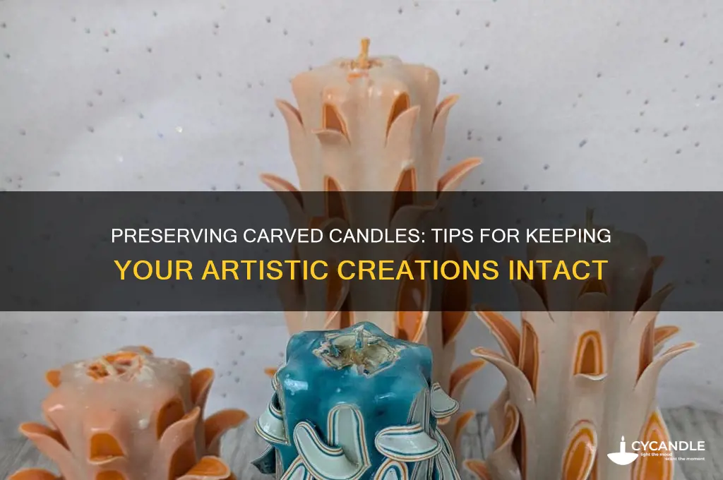 can you keep carved candles after