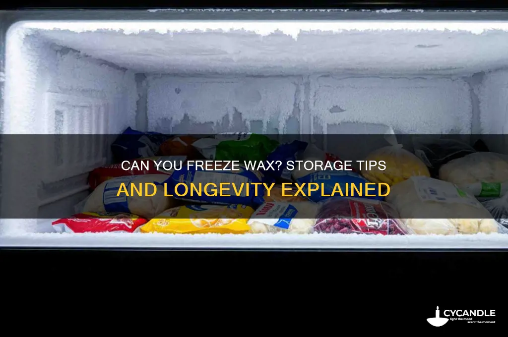 can you keep wax frozen