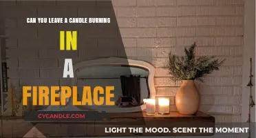Is It Safe to Burn Candles in Your Fireplace? Find Out