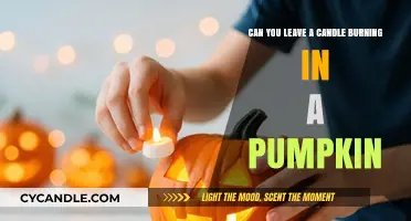 Is It Safe to Leave a Candle Burning Inside a Pumpkin?
