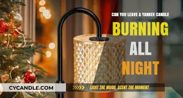 Is It Safe to Burn Yankee Candles Overnight? Find Out Here