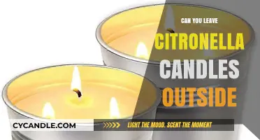 Can Citronella Candles Stay Outside? Weatherproof Tips for Outdoor Use