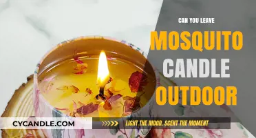 Outdoor Mosquito Candles: Safe to Leave Outside or Not?