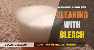Bleach and Candles: Safe Lighting Tips After Cleaning with Bleach