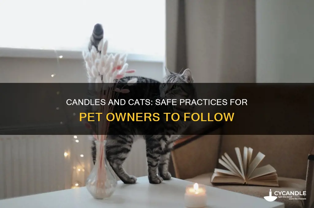 can you light a candle around a cat