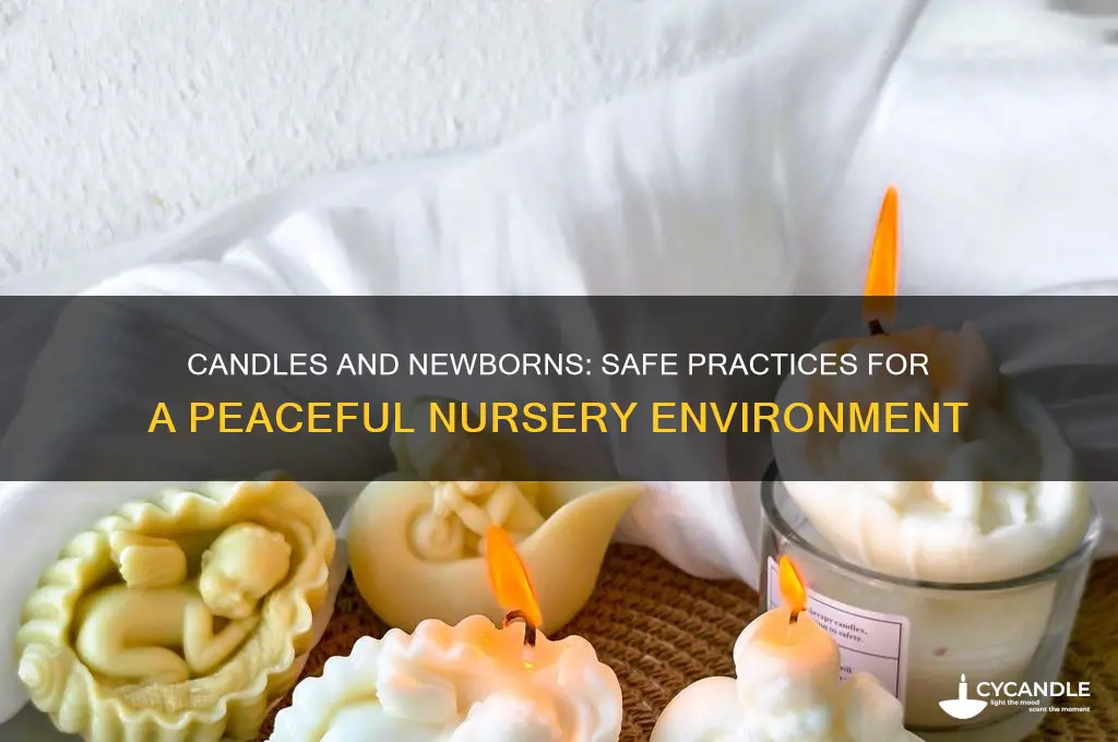 can you light a candle around a newborn