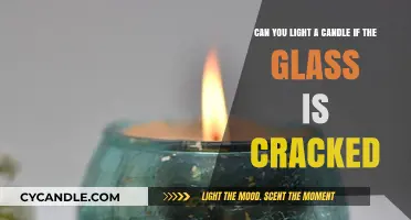 Lighting a Candle in Cracked Glass: Safe or Risky Move?
