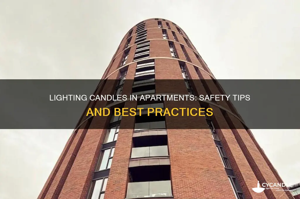 can you light a candle in an apartment