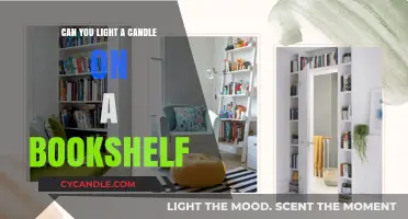 Candle Safety: Is Lighting One on a Bookshelf a Wise Choice?