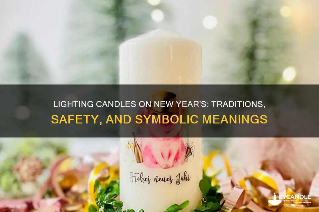 can you light a candle on new years