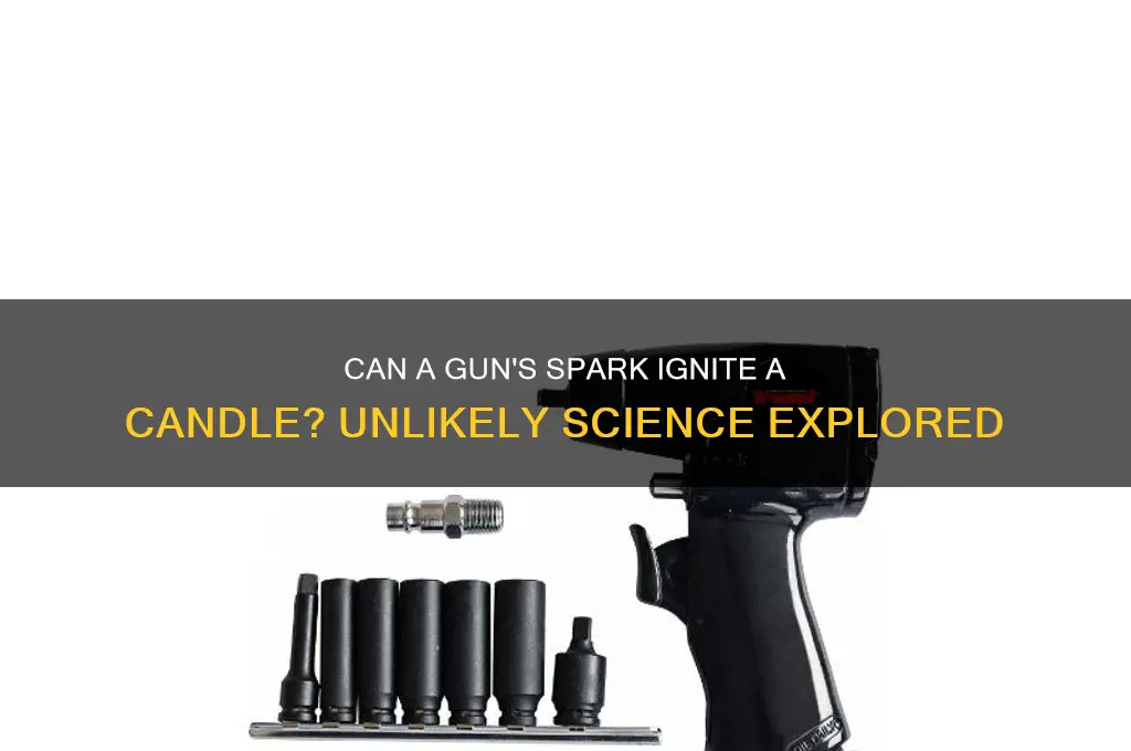 can you light a candle with a gun