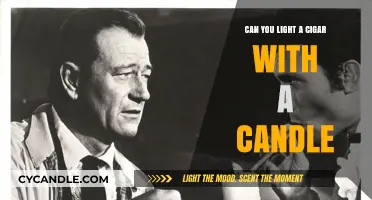 Lighting a Cigar with a Candle: Is It Safe or Sensible?