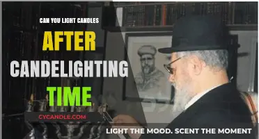 Lighting Candles Post-Candelighting Time: Halachic Insights and Practical Guidance