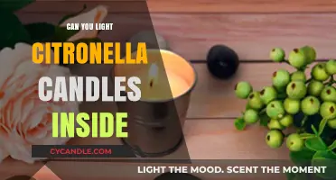 Can You Light Citronella Candles Indoors? Safety Tips Revealed