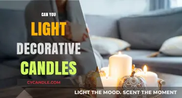 Can You Light Decorative Candles? Safety Tips and Best Practices