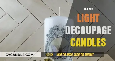Lighting Decoupage Candles: Creative Tips and Safety Precautions