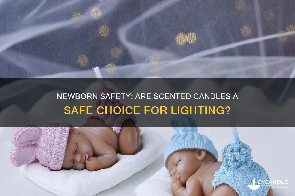 can you light scented candles with a newborn
