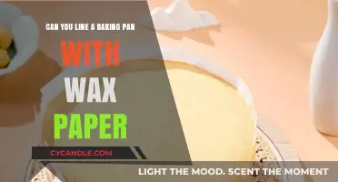Can You Line a Baking Pan with Wax Paper? Tips and Tricks