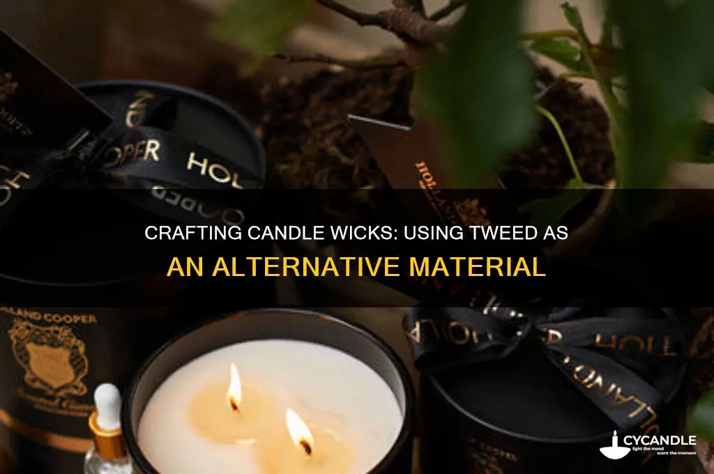 can you made candle wicks out of twead